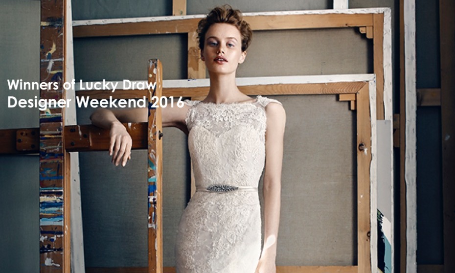 Winners of Lusan Mandongus Designer Weekend Lucky Draw 2016